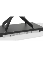 Стол кухонный Черный муар 134(173)х90х75 см