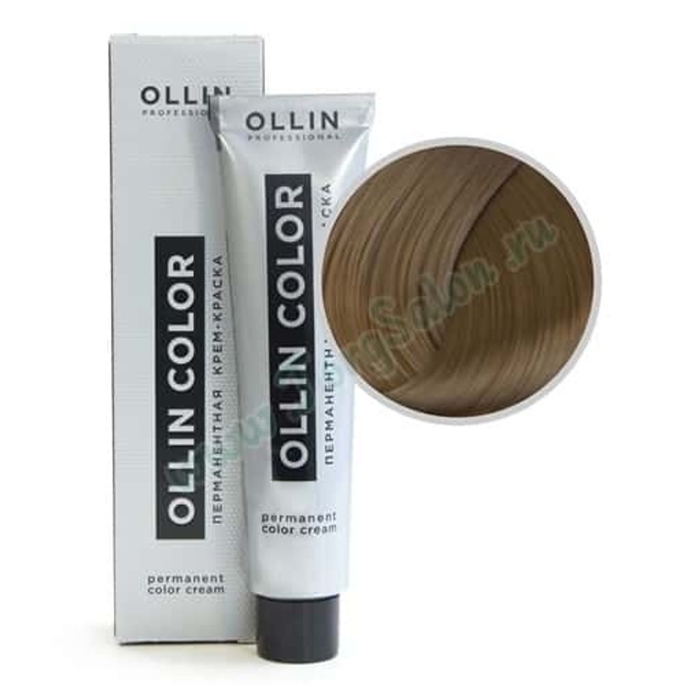 Крем краска для волос перманентная Ollin Color «Светло-русый пепельный» 8/1