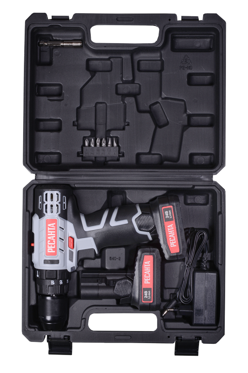 Дрель-шуруповерт аккумуляторная Ресанта ДА-24-2ЛК-У