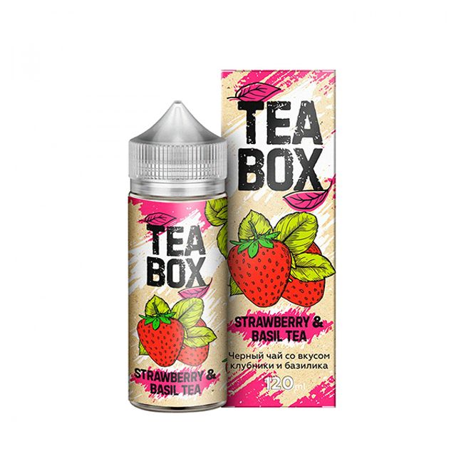 Tea Box 120 мл - Strawberry & Basil Tea (3 мг)