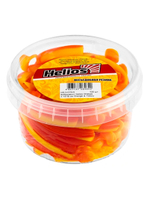 Виброхвост несъедобный Helios Chebak 3,15"/8 см Orange & Sparkles 100шт. (HS-3-022-N)