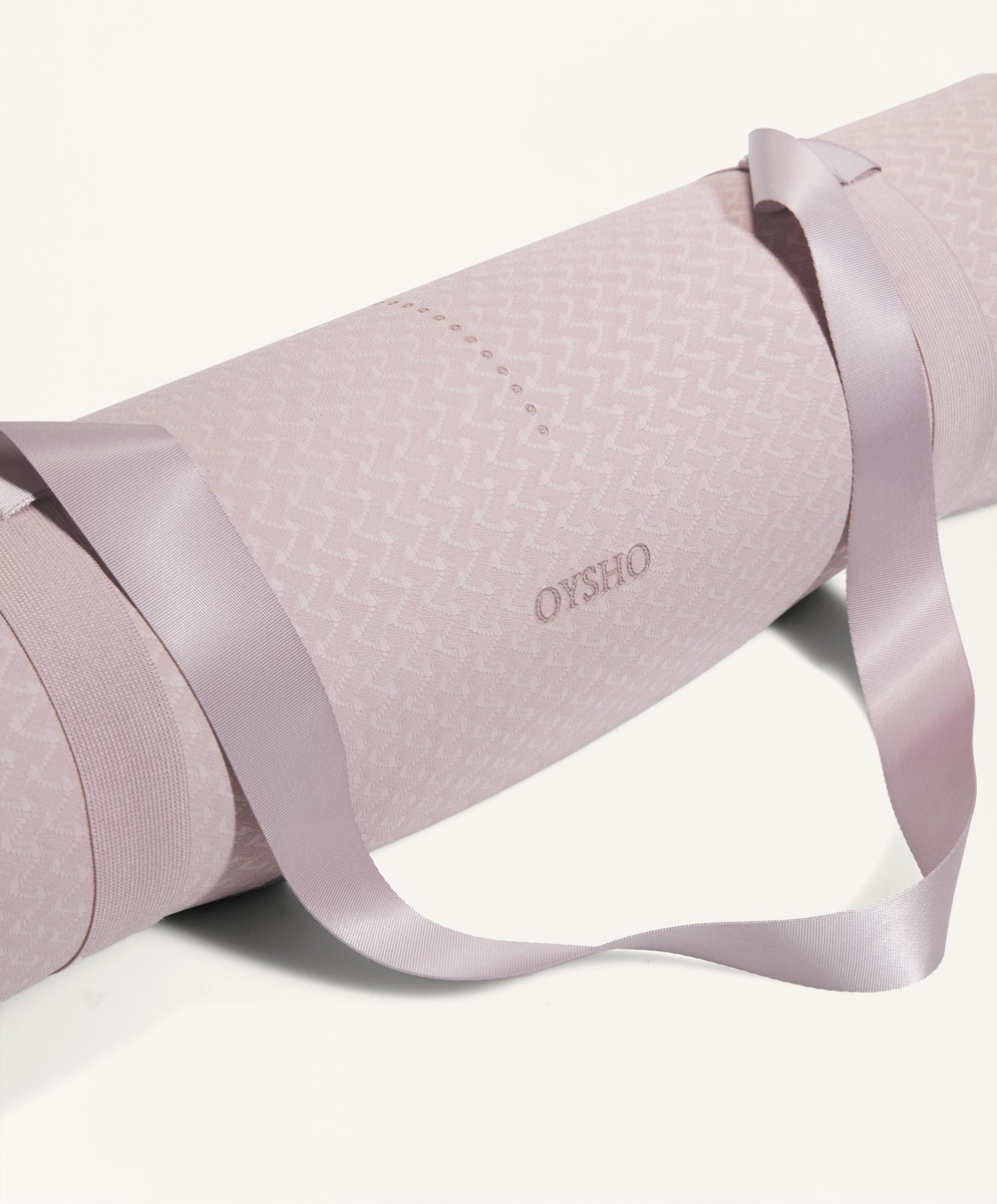 OYSHO Коврик для пилатеса толщиной 8 мм, розовый