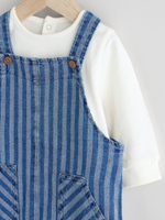 Комбинезон и боди в комплекте для малышей Next E47-397, Молочный, Синий