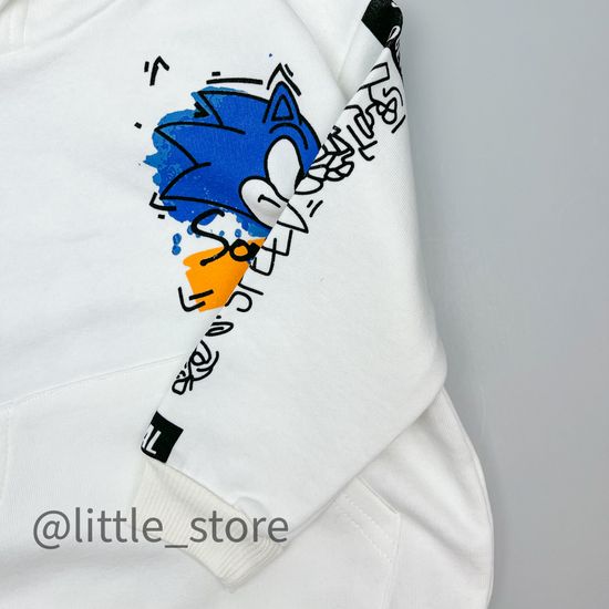 Толстовка из футера (тонкого) "Соник"