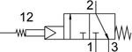Распределитель с пружинным стержнем Festo FVS-3-1/8