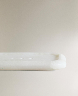 Zara Home мыльница, мрамор, молочный