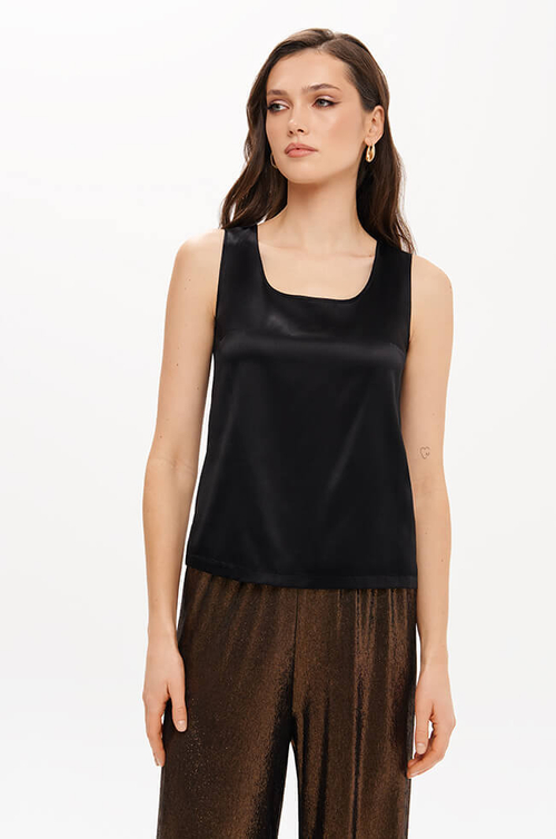 23442 Топ женский (черный)