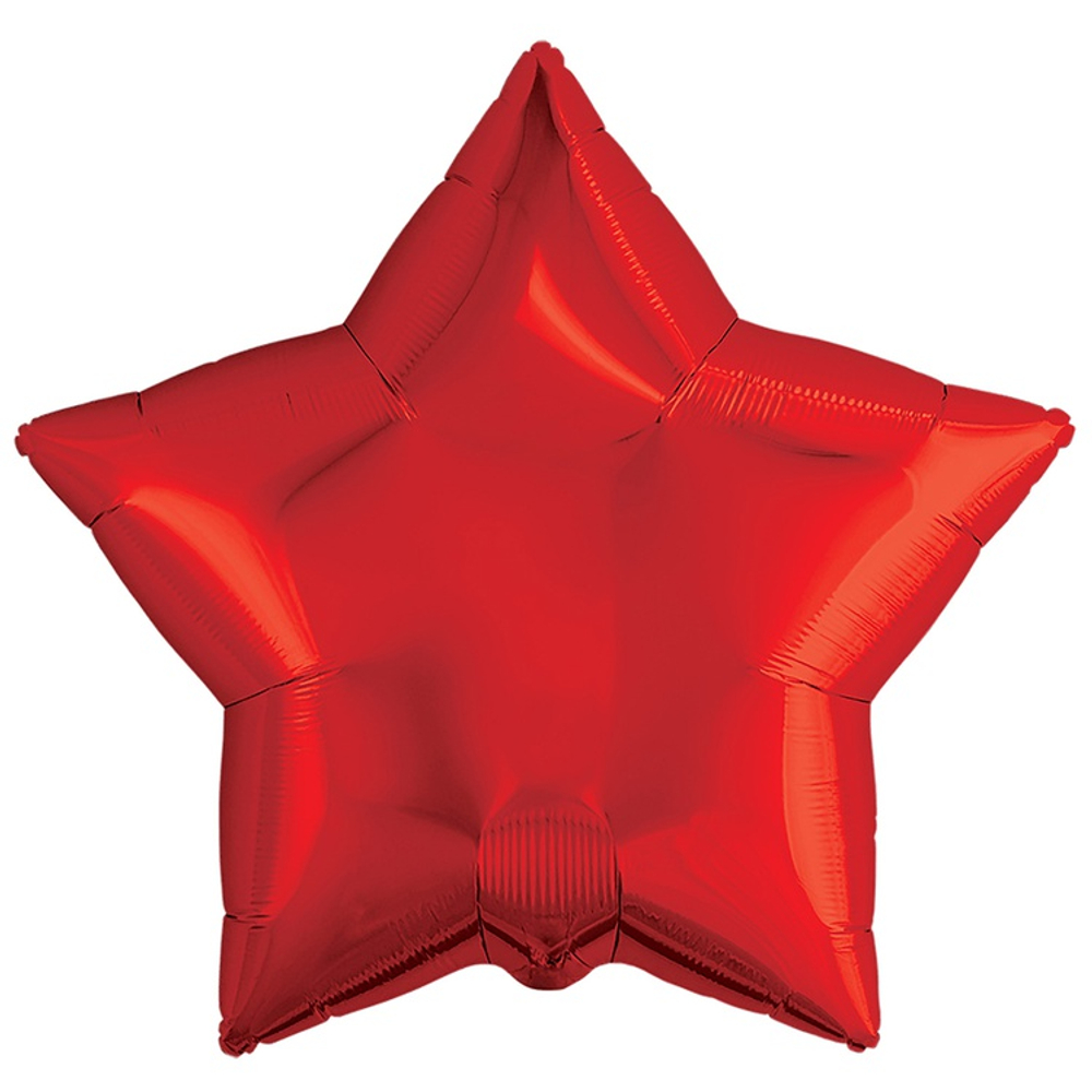 Шар фольгированный Звезда 76 см (Красный)
