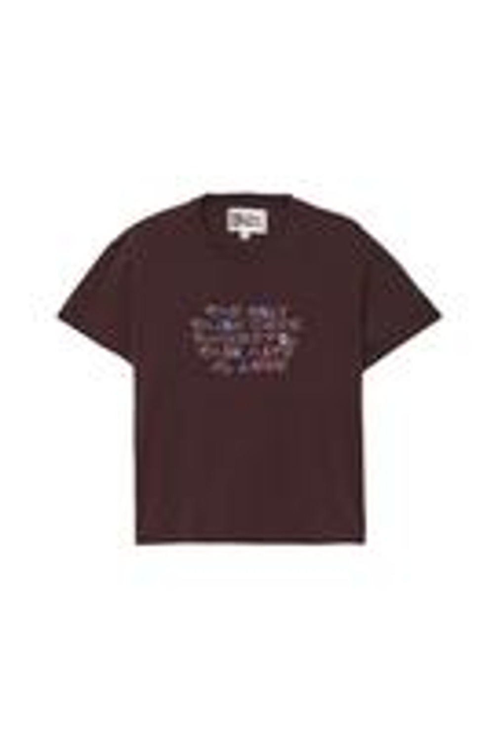 ZARA X BENITO ANTONIO ФУТБОЛКА С НАДПИСЬЮ, КОРИЧНЕВЫЙ