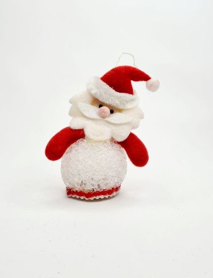 Игрушка световая на елку "Дед Мороз" 11*7 см