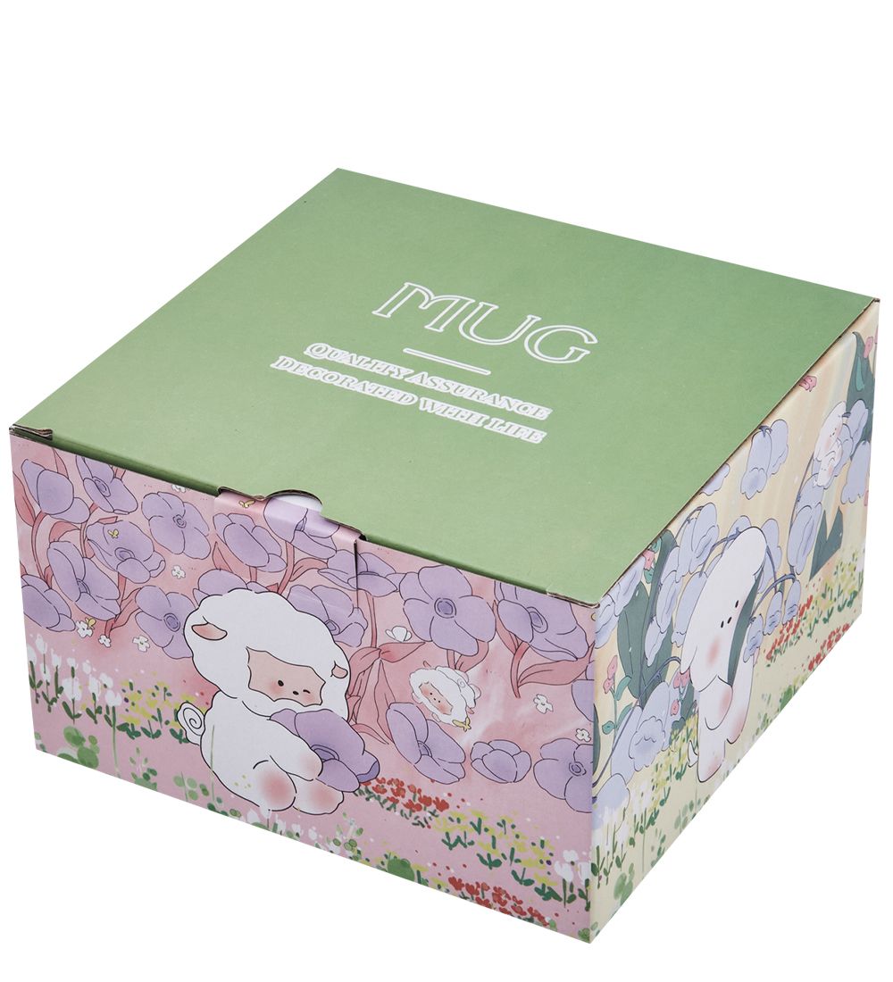 MUG-422/3 Чайная пара «Пушистик в цветах»