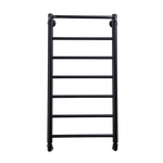 Полотенцесушитель водяной Comfysan Capri W-8 80/40 с полкой, черный, шт