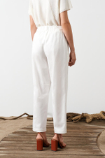 31052 Брюки женские (молочный)