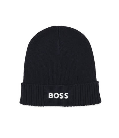 Шапка Asic Beanie X BOSS GREEN - темно-синий(50499423)