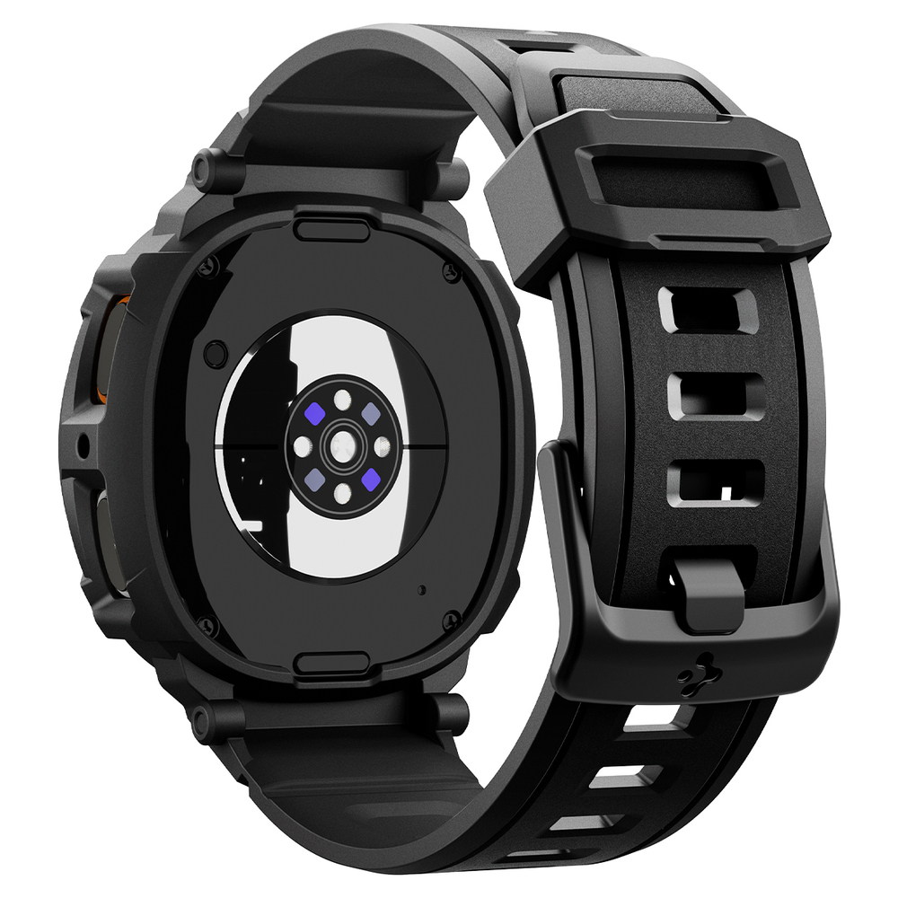 Ремешок Spigen Rugged Armor Pro для Galaxy Watch 8 (44 mm) черный