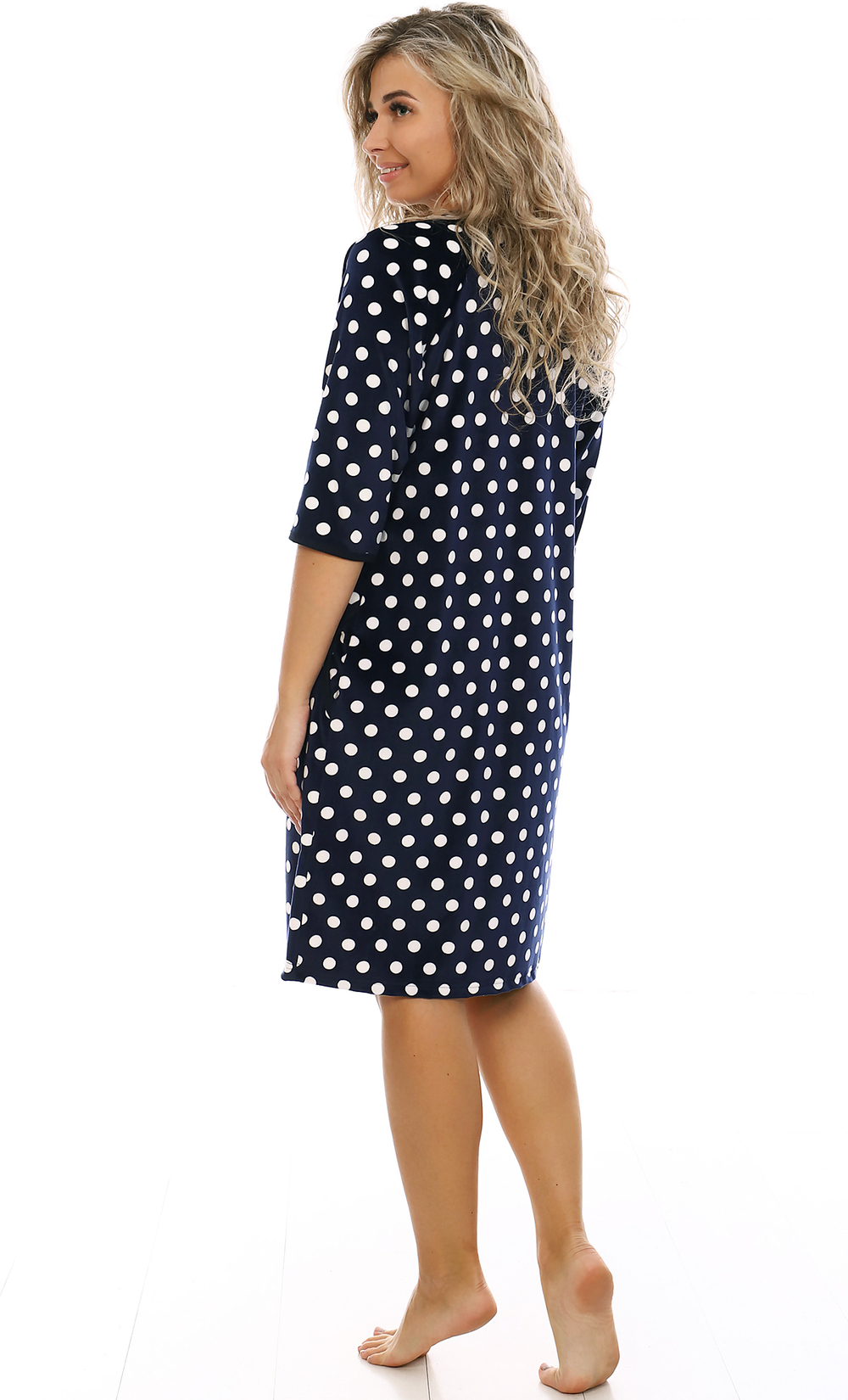 Халат женский Д-168/1 горошек