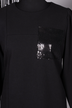 Платье женское 3525АП, черный #58Чер053525АП