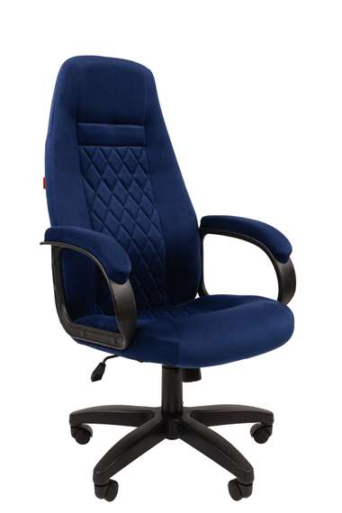 Кресло Chairman Home 951 Россия ткань Т-82 синий