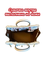 Сумка 2 в 1 пушистая меховая для подростка сумочка модная