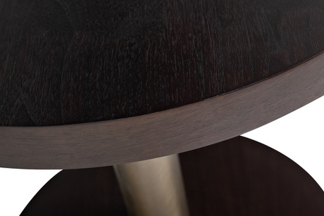 Стол журнальньный 70х60см Garda Decor Kong темный орех