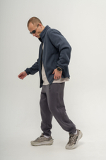 Брюки трикотажные KUL'TURA "Fleece 400GR" Темно-серый