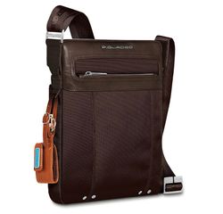 Сумка мужская Piquadro Link темно-коричневый кожа и ткань (CA1591LK/TM)
