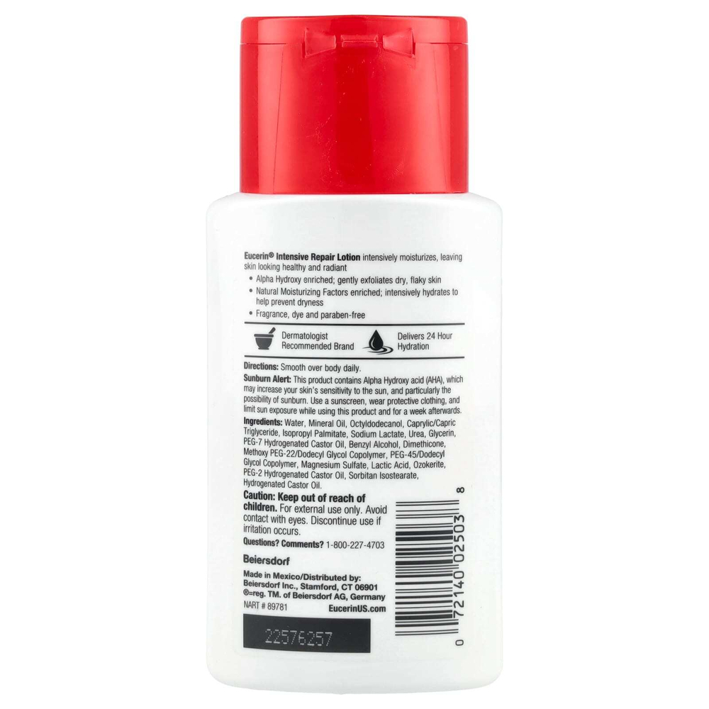 Eucerin, Интенсивный восстанавливающий лосьон, без отдушек, 89 мл (3 жидк. унц.)