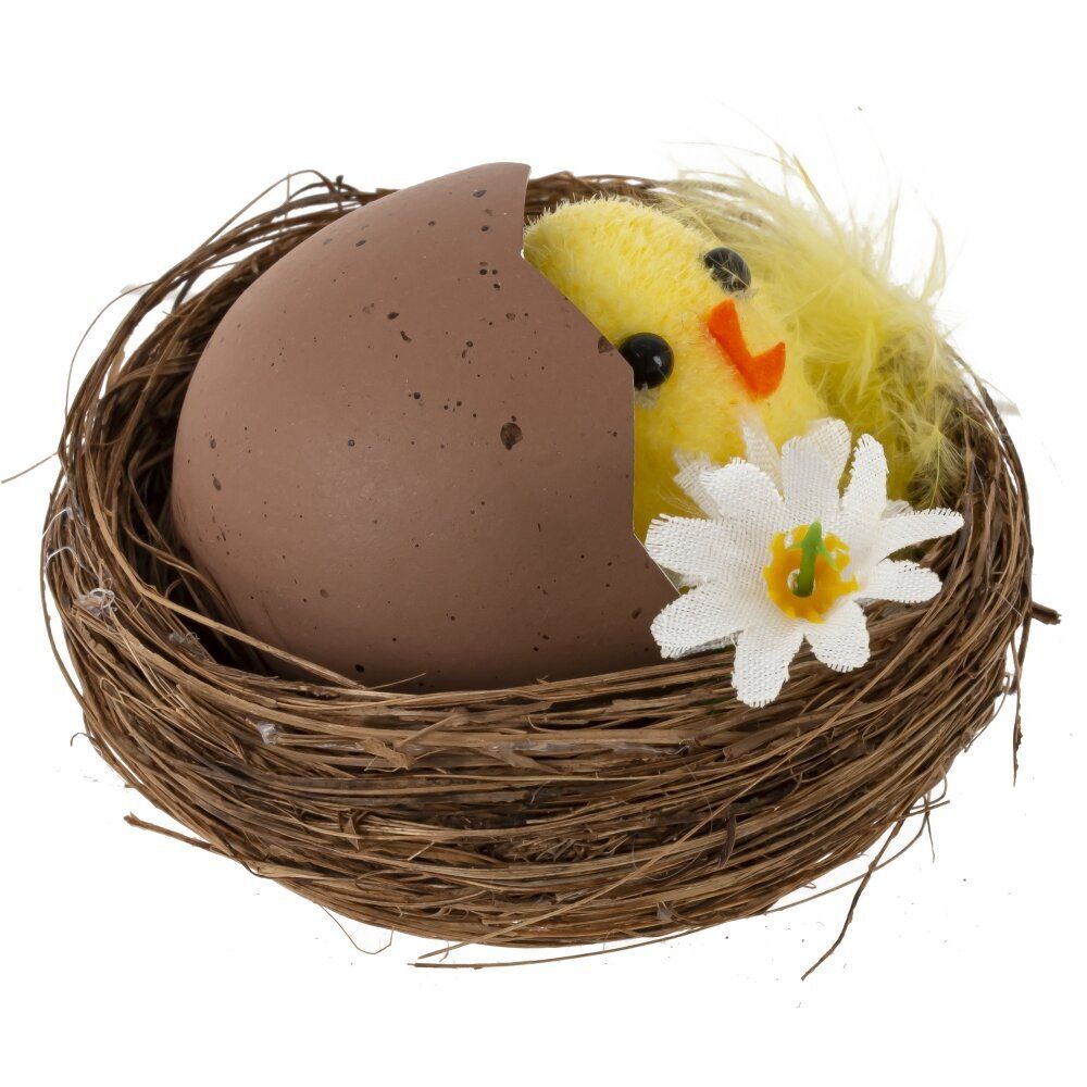 GAEM Набор из 2-х изделий декоративных "Гнездо пасхальное" (7*4,5), L15 W8 H7,5 см