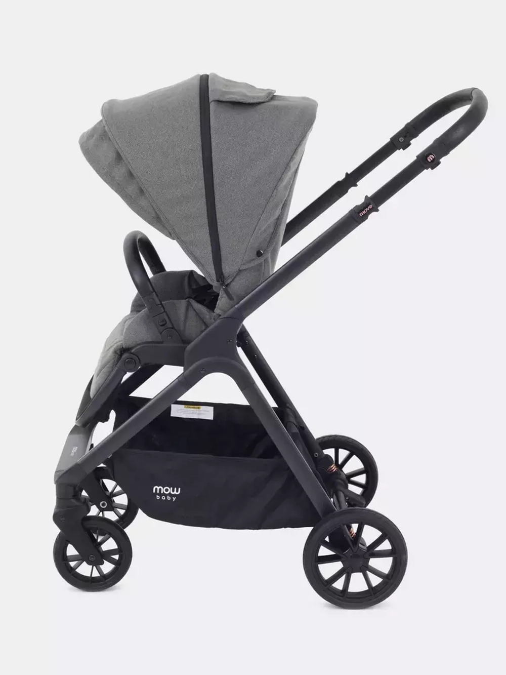 Коляска детская MOWBaby "MOVE" MB402 2в1 Grey (2023)
