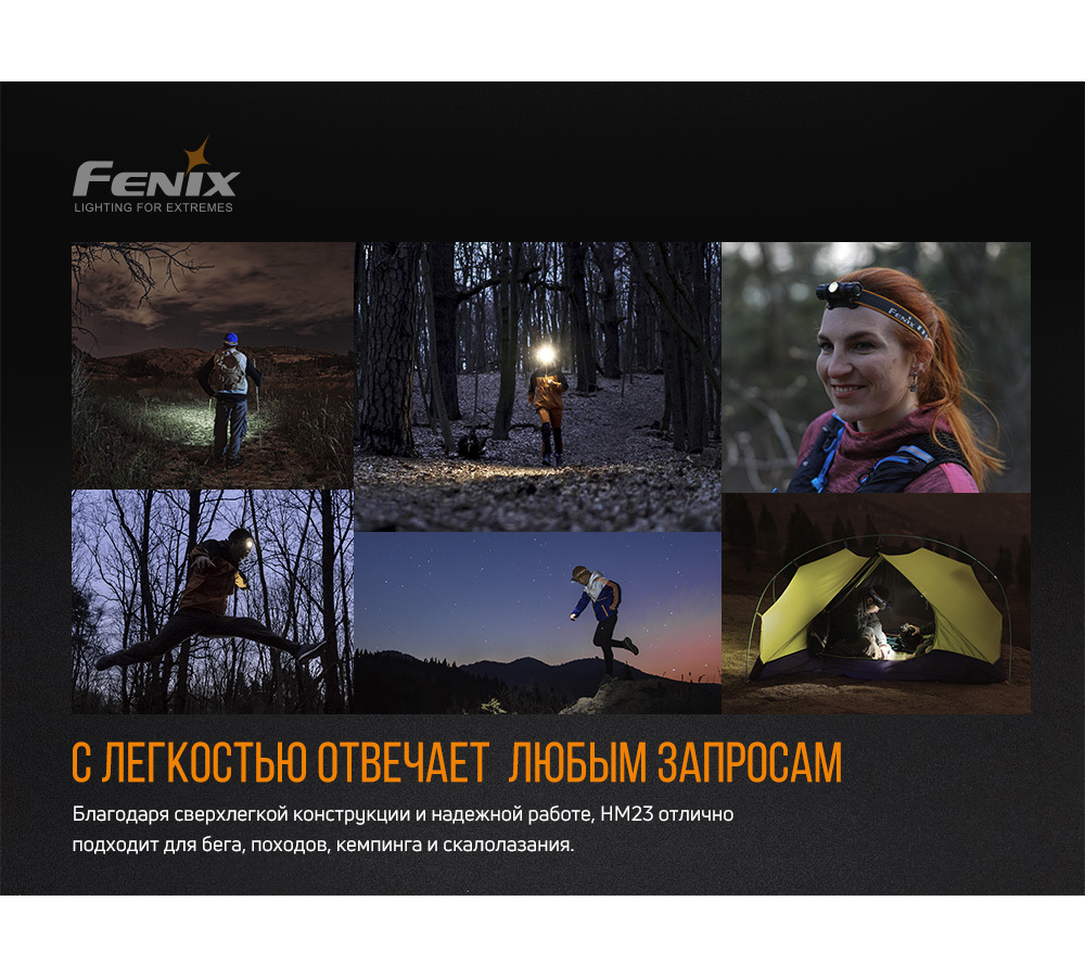 Налобный фонарь Fenix HM23