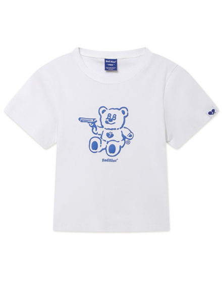 Женская Футболка Badbear Slim White