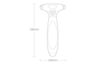 Расческа для домашних питомцев Xiaomi Pawbby Type Anti-Hair Cutter Comb MG-PCO001 White