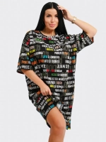 Платье-футболка спортивное оверсайз