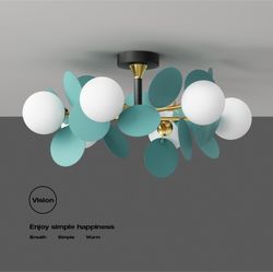 Потолочная Люстра Light Of Matisse Blue D55 By Imperiumloft