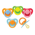 1466867 Пустышка латексная классическая «Сердечко», от 6 мес., цвета МИКС