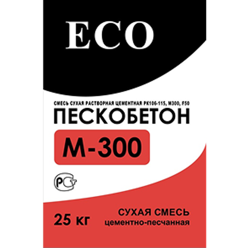Сухая смесь Пескобетон М-300 ECO, Престиж 25кг