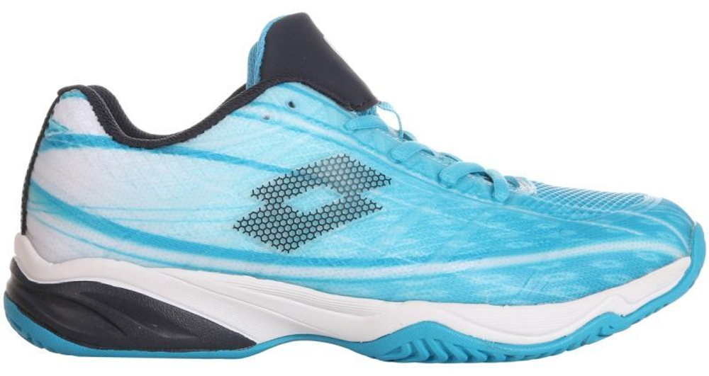 детские Кроссовки теннисные Lotto Mirage 300 All Round Junior - blue bay/navy blue/all white