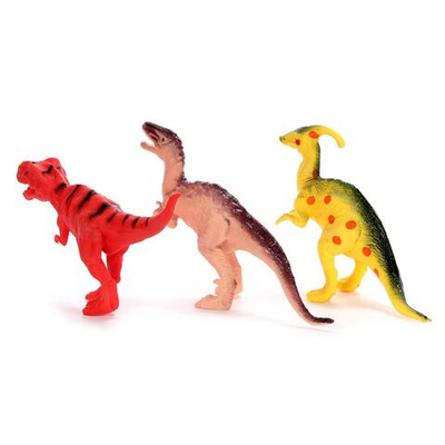 Набор динозавров 3шт, пакет A3-1