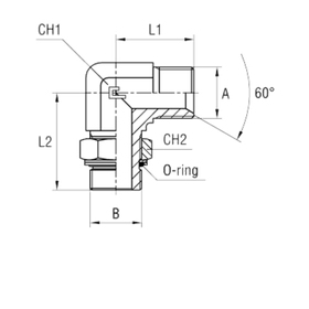 Штуцер FRG90 BSP 1 - BSP 3/4