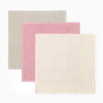 Набор махровых полотенец Этель «Клевер» 30×30 см - 3 шт., 340 г/м², 100% хлопок