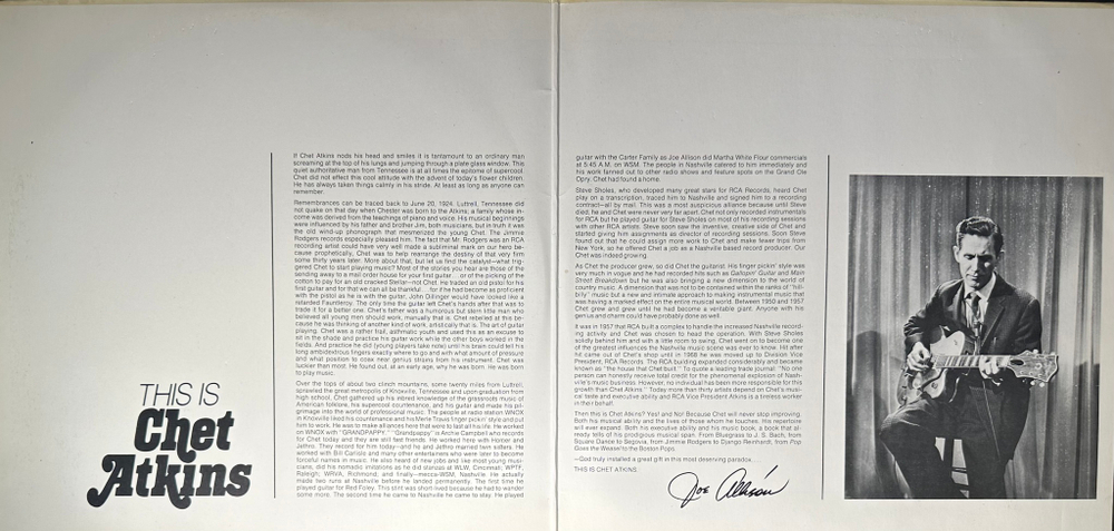 Chet Atkins ‎– This Is Chet Atkins 2LP (Германия 1970г.)