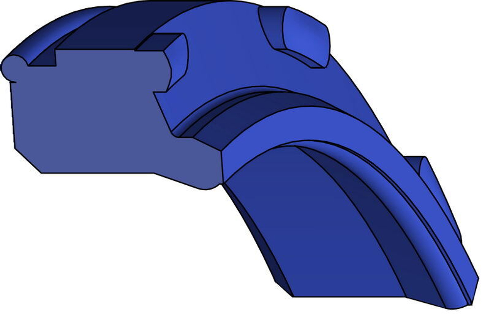 A855-016/1 PU Пневматическое амортизирующее уплотнение 16-22-4,5/5,5