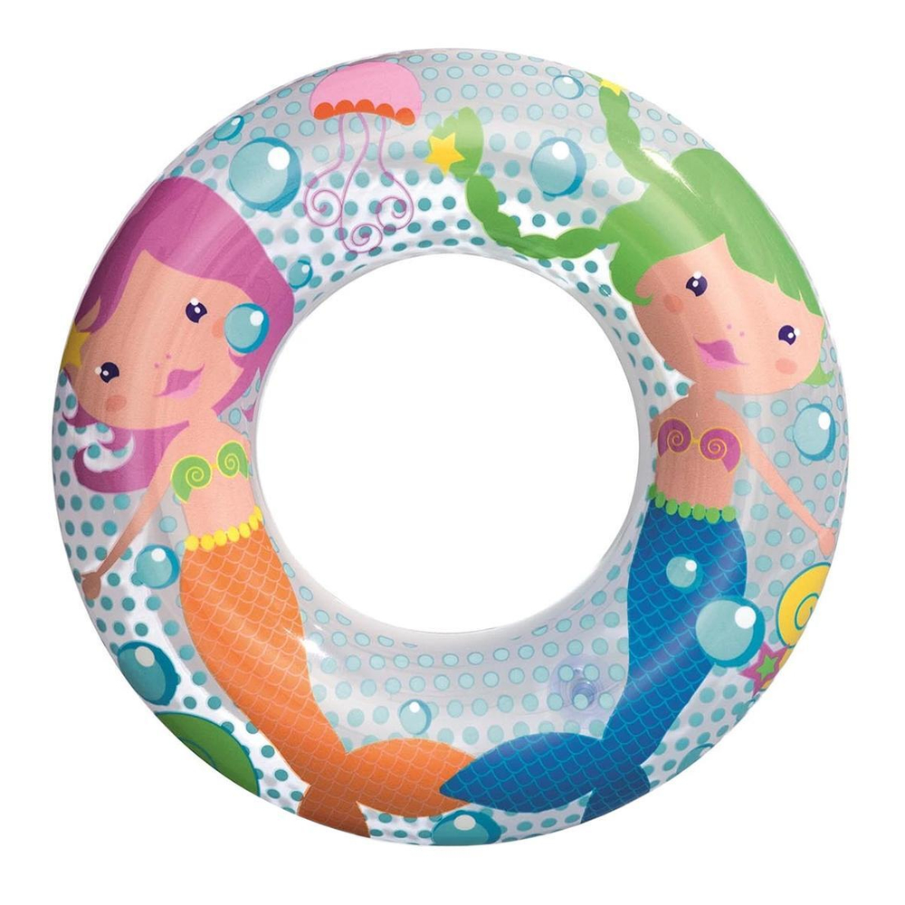 Круг для плаваниям МОРСКИЕ ОБИТАТЕЛИ Русалка 51см (BESTWAY)