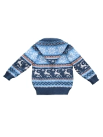 Кофта вязаная на молнии