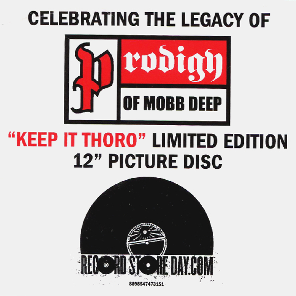 Prodigy / Keep It Thoro (Picture Disc)(12" Vinyl Single)