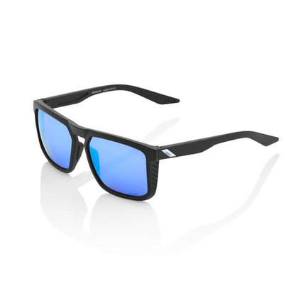 Спортивные очки 100% RENSHAW - Matte Black - HiPER Blue Multilayer Mirror Lens