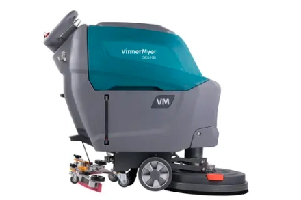 Поломоечная машина с увеличенными баками для воды и шириной щеточного узла 510 мм для ежедневной влажной уборки производственных и складских помещений VinnerMyer SC510B L100 (литиевая АКБ 100 Ач С2)