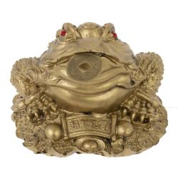 GAEM Фигурка декоративная "Лягушка денежная", L9 W8,5 H6,5 см
