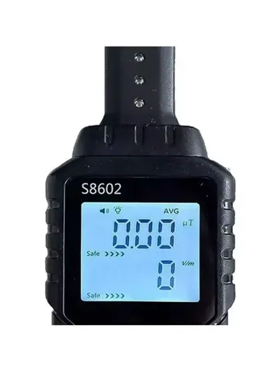 Детектор электромагнитного излучения 3-в-1 S8602: дозиметр для измерения электрического поля, магнитного поля и температуры