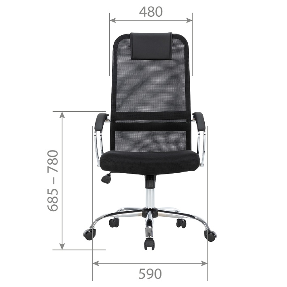 Офисное кресло CHAIRMAN CH612, ткань/сетка